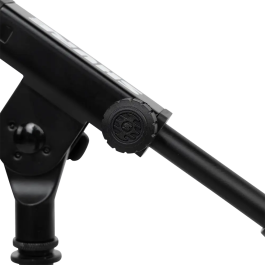 SBG Sbg Soporte de Micrófono Compacto de Perfil Bajo con Base Trípode y Altura Regulable para Amplificadores y Bombos, Construcción en Acero