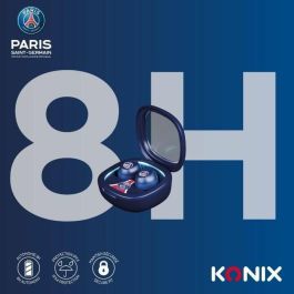 Konix KON1738021954601 Auriculares Inalámbricos PSG Bluetooth, 8h + 15h Batería, Resistencia al Agua IPX4, Azul