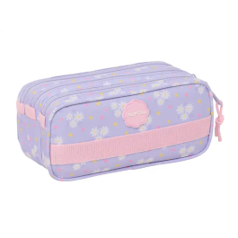 Safta Estuche Portatodo Triple Big Bouquet 100x215x80 mm