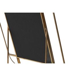 DKD Home Decor Marco de Foto Romántico Dorado Transparente Metal y Cristal 13x18 cm (2 Unidades)