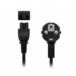 Cable Alimentación Trébol Nanocable 10.22.0302/ Schuko Macho - C5 Hembra/ 1.5m/ Negro Cable Alimentación Trébol Nanocable 10.22.0302/ Schuko Macho - C5 Hembra/ 1.5m/ Negro