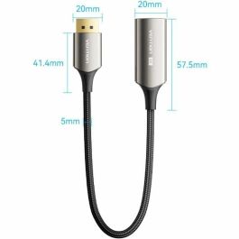 Cable Conversor Vention HFNBC/ DisplayPort Macho - HDMI Hembra/ 25cm/ Negro Cable Conversor Vention HFNBC/ DisplayPort Macho - HDMI Hembra/ 25cm/ Negro