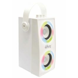 Lexibook iParty Altavoz Bluetooth Portátil con Micrófono y Efectos de Luz, Sonido Potente 24W, Bluetooth 5.0, USB, SD, Aux