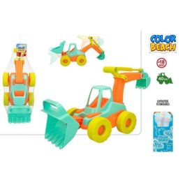 Color Baby Excavadora de Plástico para Obras Públicas de Playa 40 cm para Niños Mayores de 12 Meses
