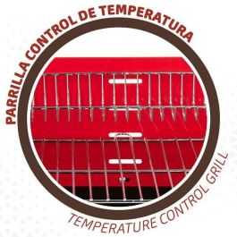 Aktive Barbacoa de carbón 66x44x85 cm de Acero y Plástico