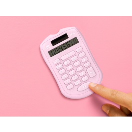 Liderpapel Calculadora xf44 Bolsillo 8 Dígitos Solar y Pila 94x59,5x10,5mm Colores Negro Verde Rosa Exp de 16