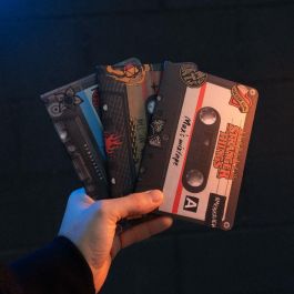 ERIK Set 3 Cuadernos A6 Stranger Things Walkman – Tapa Blanda, 32 Hojas, Varios Interiores (Líneas, Bullet, Lisas)