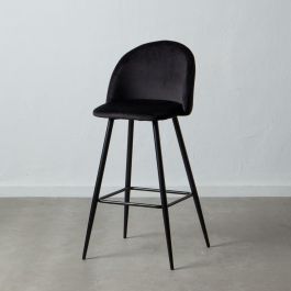 Taburete Alto Negro Tejido-Metal Salón 40,20 X 48,20 X 102 C Precio: 99.9097. SKU: B1J9N2CD2L