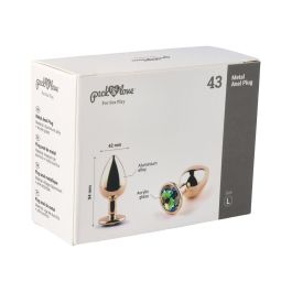 Plug Anal Pick&Love Nº 43 Dorado (9,5 cm)