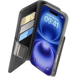 Cellularline Book Agenda 2 Estuche Folio Piel para iPhone 16 Negro con Cierre Magnético, Soporte y Bolsillos para Tarjetas Precio: 44.5000006. SKU: B14FVE359X