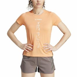 Camiseta de Manga Corta Mujer Adidas Agravic Shirt Naranja