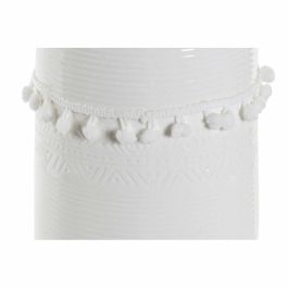 Jarron Boho DKD Home Decor Blanco 12 x 24 x 12 cm