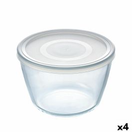 Fiambrera Redonda con Tapa Pyrex Cook & Freeze 1,6 L 17 x 17 x 12 cm Transparente Silicona Vidrio (4 Unidades) Precio: 62.59000033. SKU: S2707103