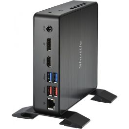 Shuttle NC40U5 Mini PC Barebone Negro (Intel Core i5-1235U) 24/7, Dual Video, Ultra HD, DDR4, UHD Graphics, NVMe, USB 3.2 Gen 2