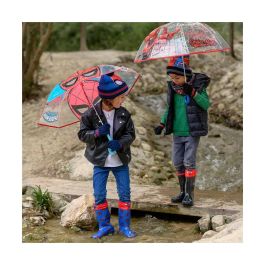 Cerdá t45c Paraguas Manual Tipo Burbuja Spiderman de 45 cm, Material Poe, Color Rojo, para Niños 2-8 Años Cerdá t45c Paraguas Manual Tipo Burbuja Spiderman de 45 cm, Material Poe, Color Rojo, para Niños 2-8 Años