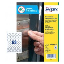 Etiquetas Adh.Avery A4 Polyester Antibacteriana Y Antimicrobiana Removible Caja 10H Circulos Surtidos (3,5X3,5-2,5X2,5-1,5X1,5) 630 Uds.(Am00Ca4) Precio: 23.50000048. SKU: B1DVGPQJ39
