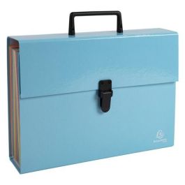 Clasificador Acordeon Exacompta Aquarel Fº 18 Dptos. Maletin Con Asa Y Cierre Plastico Azul (Set de 4) Precio: 76.89999999. SKU: B128SZS9FT