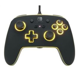 Power A Mando con Cable Mejorado 1510925-01 Spectra LED para Nintendo Switch y Switch OLED, Control con 8 Colores Brillantes y 2 Efectos LED, Botones Asignables