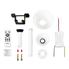 Ventilador Escorpion DC Verano-Invierno 59W Blanco 4 Aspas Desplegables 107cm 3000-4000-6000K con Mando a Distancia