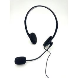 Elbe AU-660-MIC Auriculares Teletrabajo con Micrófono para Oficina y Hogar, Ligeros y Confortables, con Reducción de Ruido