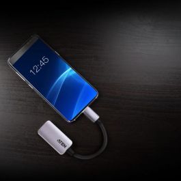 Aten Adaptador USB-C a HDMI 4K UC3008A1 - Compatible con iPad Pro, Android, Mac y Windows, Resolución 4096x2160 a 60Hz
