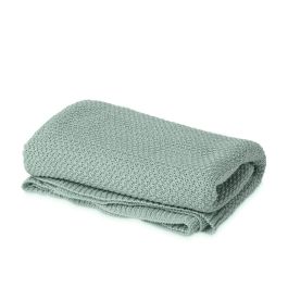 KioKids Set Manta Bambú y Mordedor Madera-Silicona Salvia