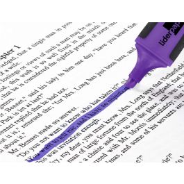 Rotulador Liderpapel Mini Fluorescente Violeta 12 unidades