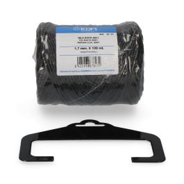 Edm Cordel rafia negro 600/1, calibre 1,7 mm x 120 m, ideal para paquetería, plantas, invernaderos, floricultura