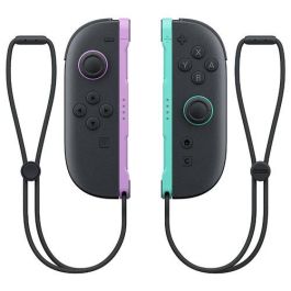 Nintendo Switch 2 Joy-Con 2 Mando Izquierdo y Derecho Púrpura y Verde Claro, HD Rumble 2, Bluetooth, Botón C, Gamepad