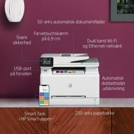 HP M283fdw Impresora Multifunción Láser Color Pro Inalámbrica con Fax, Compatible con HP Smart App y Seguridad