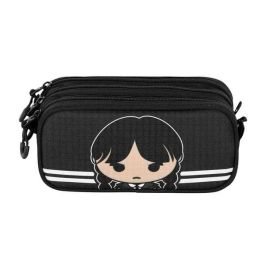 Karactermania Portatodo Trick Fan 2.2 Cute Estuche Escolar con 3 Compartimentos, Material Ripstop, 11x22x10 cm