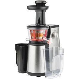 H.Koenig GSX12 Extractor de Jugo Vertical de 52 rpm, Acero Inoxidable, 400W, Bajo Desperdicio, Silencioso