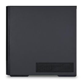 Lian Li LAN207DX Caja Gaming Lancool Negra con Pantalla Integrada de 6 Pulgadas, Panel de Vidrio Templado y USB-C, Soporte ATX