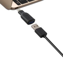 Adaptador USB 3.0 a USB-C 3.1 Negro Precio: 4.94999989. SKU: S1902310