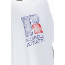 Camiseta de Manga Corta Hombre Russell Athletic Emt E36201 Blanco