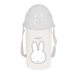 Botella Portaliquidos Safta 500 mL Apertura Automatica Con Pajita Miffy Menta 195x73x73 mm Botella Portaliquidos Safta 500 mL Apertura Automatica Con Pajita Miffy Menta 195x73x73 mm