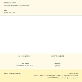 Claber Carro portamanguera aquaviva D89400000, aluminio, capacidad 60m ø12,5mm o 50m ø15mm