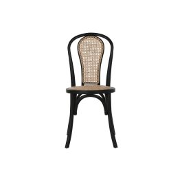 Silla Tradicional DKD Home Decor Negro Natural 42.5 x 89 x 40 cm (2 Unidades) Silla Tradicional DKD Home Decor Negro Natural 42.5 x 89 x 40 cm (2 Unidades)
