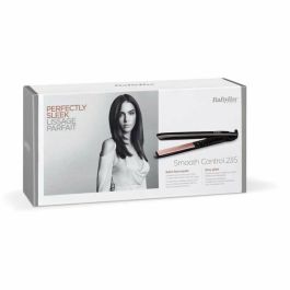 Babyliss ST298E Plancha de Pelo Smooth Control 235 con Placas Flotantes Extra Largas Cerámica Cuarzo, hasta 235°C
