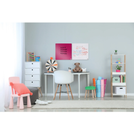 Nobo Pizarra Magnética Blanca para el Hogar 360x360 mm