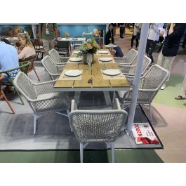 Silla Terraza Y Jardin DKD Home Decor Gris Blanco 63 x 84 x 57 cm Silla Terraza Y Jardin DKD Home Decor Gris Blanco 63 x 84 x 57 cm
