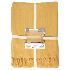 Home Deco Factory Manta Gofrada Amarillo Mostaza 170x250 cm 100% Algodón Precio: 17.5000001. SKU: B126Y2GYDY