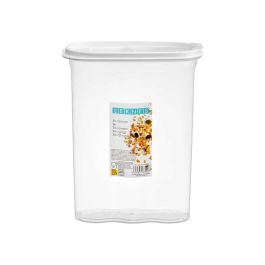 Recipiente Multiuso Leknes para Cereales, 2.4L, 19.5x24.5x9.5 cm, Blanco/Transparente (24 Unidades) Recipiente Multiuso Leknes para Cereales, 2.4L, 19.5x24.5x9.5 cm, Blanco/Transparente (24 Unidades)