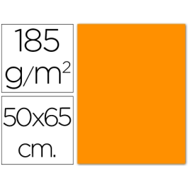 Guarro Cartulina Naranja 50x65 cm 185 gr Precio: 16.68999948. SKU: S8410483