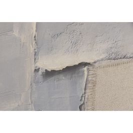 DKD Home Decor Cuadro Moderno Lienzo Abstracto Azul Blanco 143x103 cm (2 Unidades)