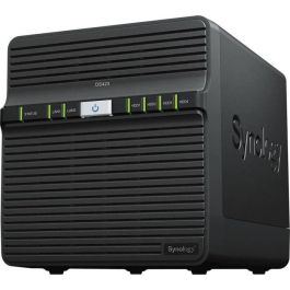 Synology DS423 Servidor de Almacenamiento NAS, Realtek RTD1619B, 2 GB DDR4, 0 TB de Capacidad, DiskStation Manager, Negro
