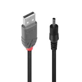 Lindy Cable de Alimentación USB 2.0 Tipo A a Conector DC 3.5mm para dispositivos móviles 5V 0.9A, 1.5m