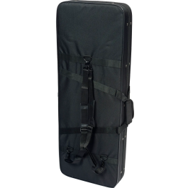 TOBAGO Funda Semirígida para Guitarra Eléctrica Negro Poliéster 600D Terciopelo