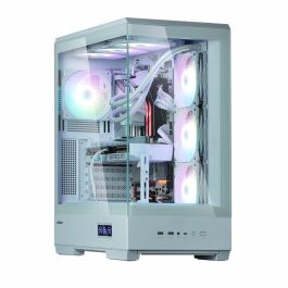 Zalman P50 DS White Midi Tower PC Blanco con Ventana Lateral de Cristal Templado y Soporte ATX