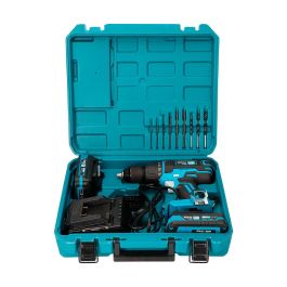 Kit maletin taladro percutor/atornillador 20 v con 2 baterias 2.0a y cargador 22,5 x 20,3 cm pro series Kit maletin taladro percutor/atornillador 20 v con 2 baterias 2.0a y cargador 22,5 x 20,3 cm pro series